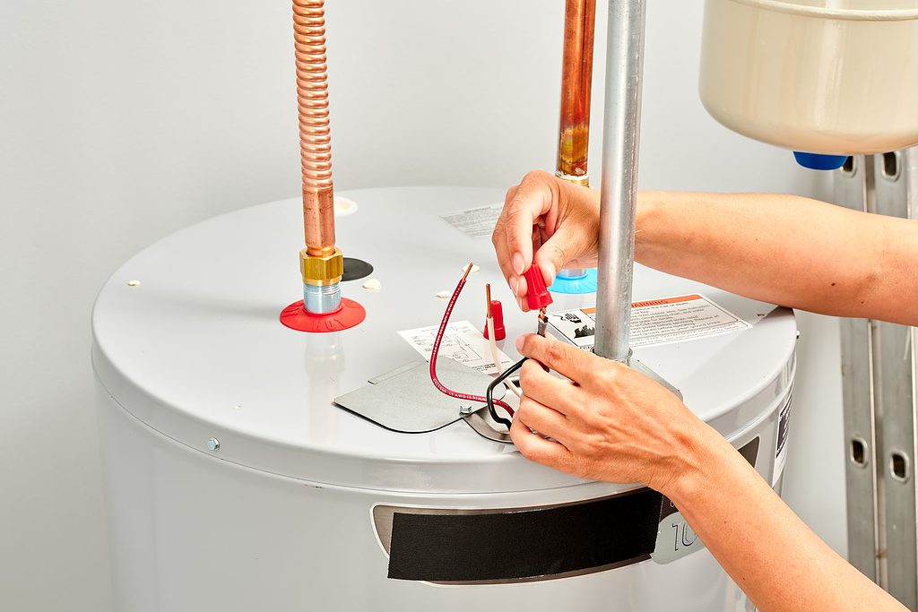 Replace electric water heater